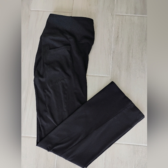 RBX Black Flare Pants Size M - Picture 1 of 6